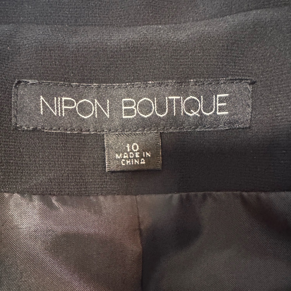Nipon Boutique Stunning Black Embroidered Suit - Picture 14 of 14